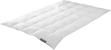 Badenia Trendline Comfort Down Duvet, All-Season Duvet with 90% Down and 10% Feathers of Class I, 135 x 200 cm, Down Pass tested and Öko-Tex certified, produced according to German quality standard 135 x 200 cm Medium All-Season Comfort Duvet