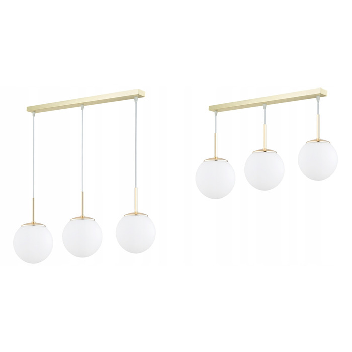 Підвісна люстра Elko-Lighting Milo Gold на 3 цоколі E27