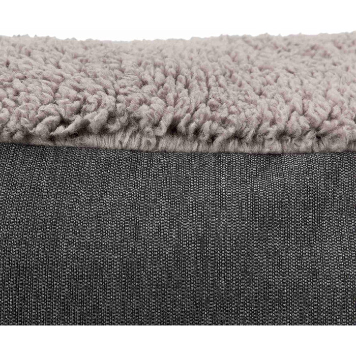 Ортопедична подушка для собак TRIXIE 'Vital Kissen Bendson', овал, 80 x 55 см, сірий колір
