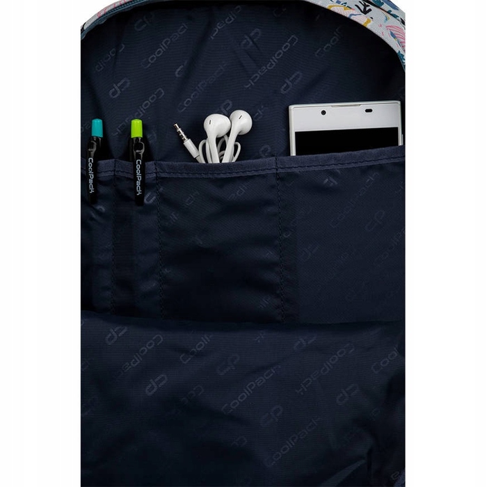 Шкільний рюкзак одновимірний CoolPack, синій, 20 л