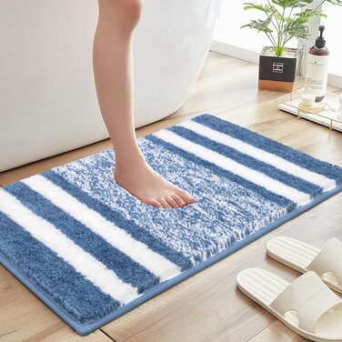 Premium Microfiber Bath Mats & Rugs - Plush, Absorbent, Non-Slip - 60x120cm & 50x80cm - Washable Bathroom Rugs for Bedroom, Living Room, Shower