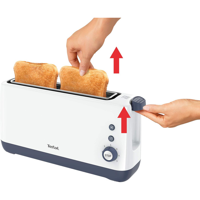 TEFAL Toaster Minim TL302110 Toaster, compact, with one slot, White