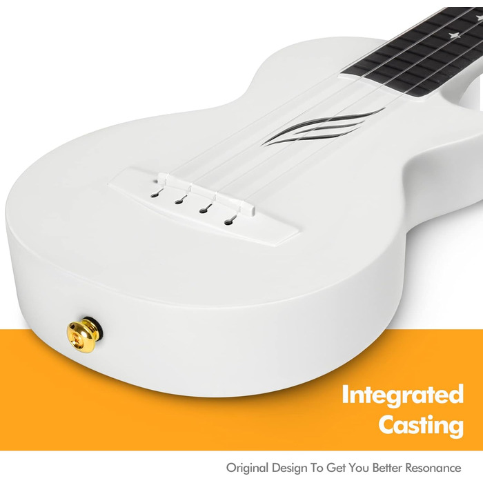 Укулеле Enya Ukulele-Sopran NOVA U Mini: карбонове, 21 дюйм, для початківців, з аксесуарами