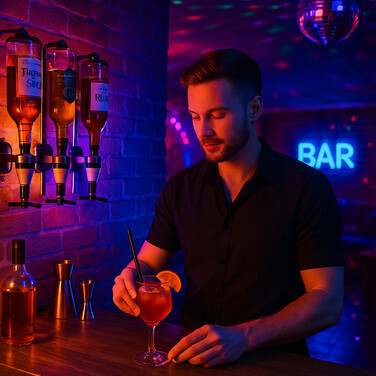 Relaxdays Bar Butler Wand