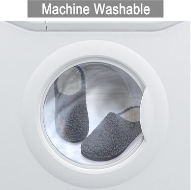 Тапочки халатні жіночі RockDove з штучного хутра Sherpa, сіро-темного кольору (42/43 EU)