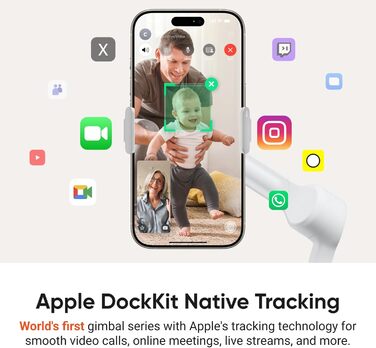 Insta360 Flow 2 Pro Gray – Професійний гіростабілізатор для смартфона з Apple DockKit, AI-tracking, інтегроване штатив/селфі-стік, для мобільного влогінгу та подорожей, сірий колір