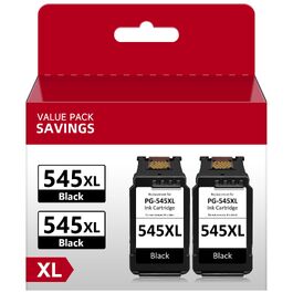 Картриджі Economink 545XL чорні (2 шт.), сумісні з Canon PG-545 для Pixma TS3350, TS3150, TS3450, TR4550, MX495, MG2555, MG3050