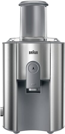 Центрифужна соковижималка Braun MultiQuick 7, 1000 Вт, завантажувальний отвір 75 мм, срібляста
