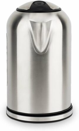 Електричний чайник H.Koenig Inox 1.7L з програмуванням температури, 2200W (сріблястий)