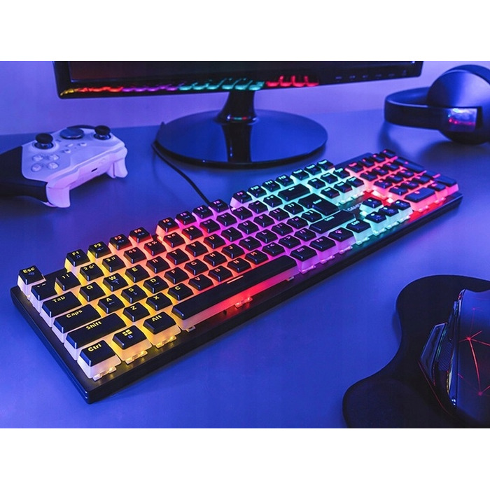Ігрова механічна RGB клавіатура з LED-підсвіткою