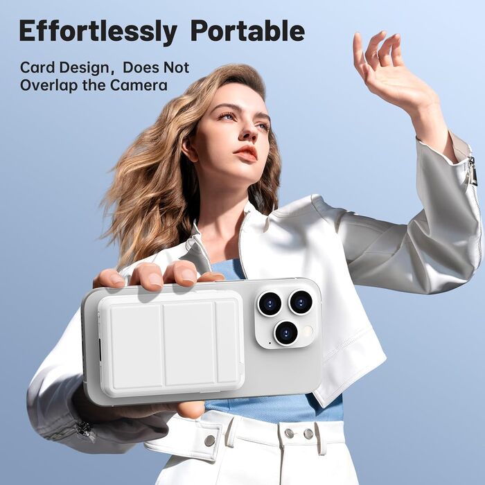 Power Bank Azmuth MagSafe 10000mAh для iPhone з LED дисплеєм, бездротова зарядка, білий