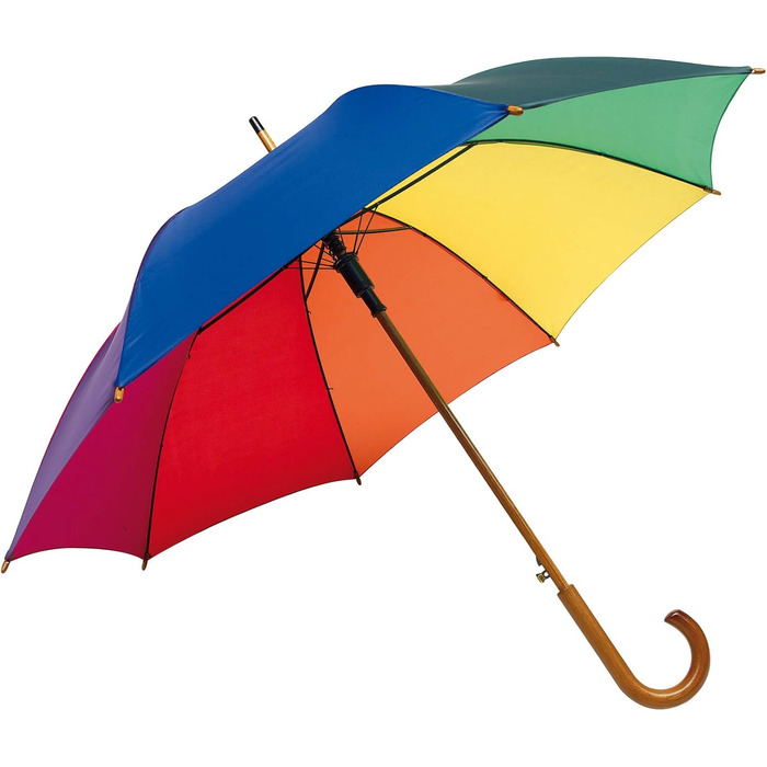 Зонт автоматичний дерев'яний Notrash2003, 103 см, темно-зелений, з круглим гачком