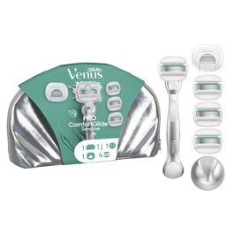Подарунковий набір жіночих бритв Gillette Venus Pro Comfortglide Sensitive, сріблястий