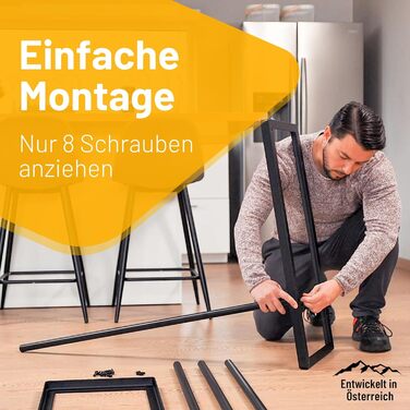 D&D Living® CRINO Beverage Crate Shelf 6 Crates | The Original Beverage Crate Shelf | Maximum Stability and Easy Assembly | Developed in Austria