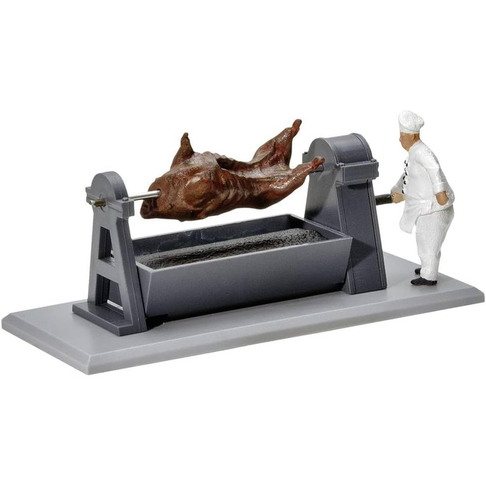 Viessmann Model Technology H0 Grill with Rotating Oxen Functional Model