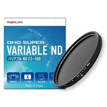 Варіативний ND-фільтр Marumi Super DHG Vari ND2.5-500 67мм (сірий)