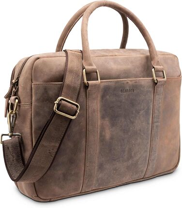 Сумка для ноутбука Leabags Leder Aktentasche чоловіча шкіряна 16