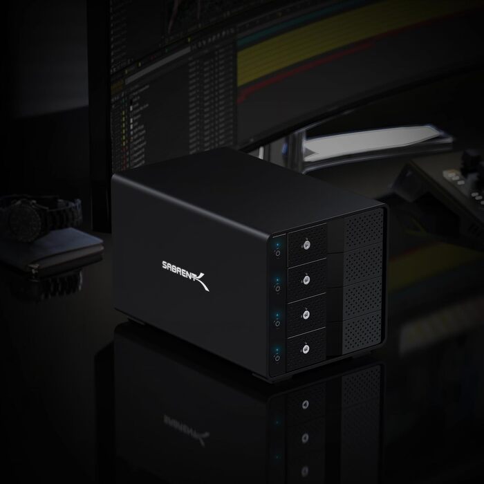 Док-станція Sabrent для жорстких дисків 2.5/3.5 дюймів SATA SSD/HDD з USB A - підтримка 10TB, 5Gbps, Offline Clone