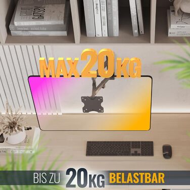 Настінне кріплення для монітора/телевізора RICOO S3911 13-34 дюйми, поворотне, VESA 75x75/100x100