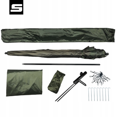 Рибальська парасолька Sahido Fishing Full Shield, 230 см, водонепроникна, з регулюванням