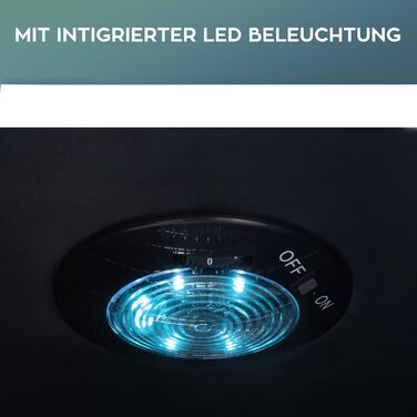 Міні-холодильник Heinrich з скляною дверцятами: компактний, тихий (40dB), LED-підсвічування, для офісу, кемпінгу, саду, об'єм 88 літрів, 3 полиці