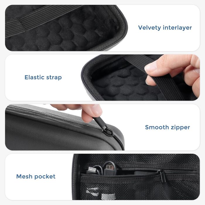 Захисний кейс ProCase для зовнішніх жорстких дисків Canvio Basics, WD Elements, Seagate Backup Plus Slim (2.5