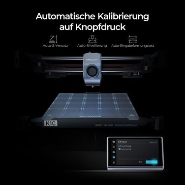 3D-принтер Creality K1C 2025 CoreXY: швидкість 600 мм/с, AI-камера, висока точність друку