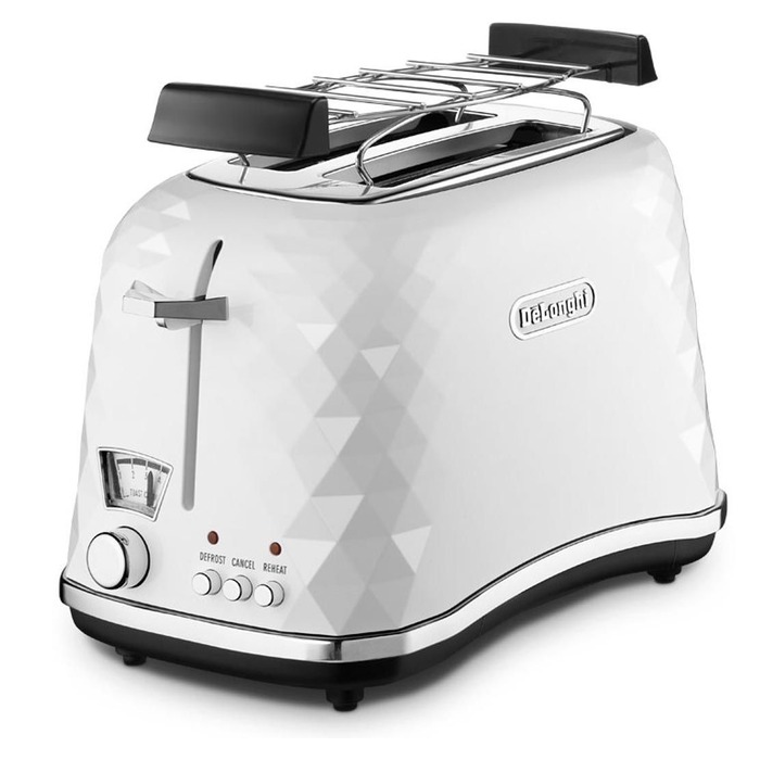 Тостер De'Longhi CTJ 2103.W, білий, 900 Вт