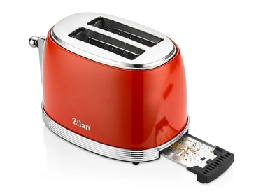Тостер Zilan RETRO BREAD TOASTER, червоний, 850 Вт