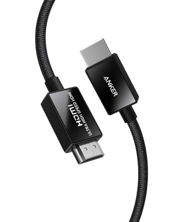 HDMI кабель Anker 8K 60Hz, 2м, Ultra HD, 48Gbps, eARC, Dolby Atmos, сумісний з Xbox Series X, TV