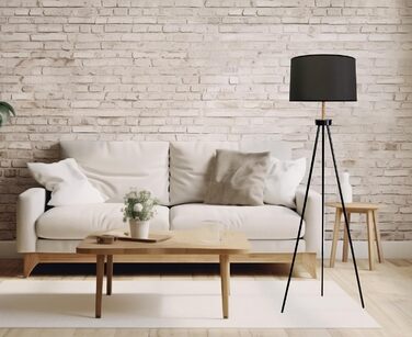 Стельова лампа Bel Air Home NAPOLI на штативі з 3 ніжками, чорна - 160 см, сучасний дизайн