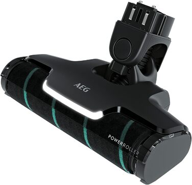 AEG AZE137 Power-Soft roller (floor nozzle ideal for hard floors, excellent suction power, LED headlights, fine dust & XXL particles, gentle cleaning, suitable for QX6, QX7, QX8-2, QX9, black) sleek, functional