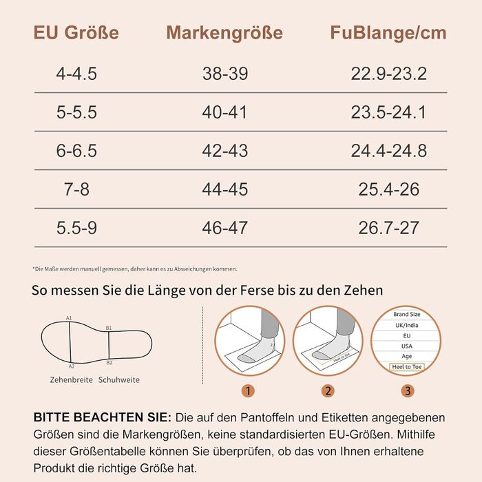 Жіночі халапи Litfun Зимові теплі плюшеві тапочки з замшею Memory Foam з штучним хутром для дому та вулиці (39/40 EU, Абрикосові)