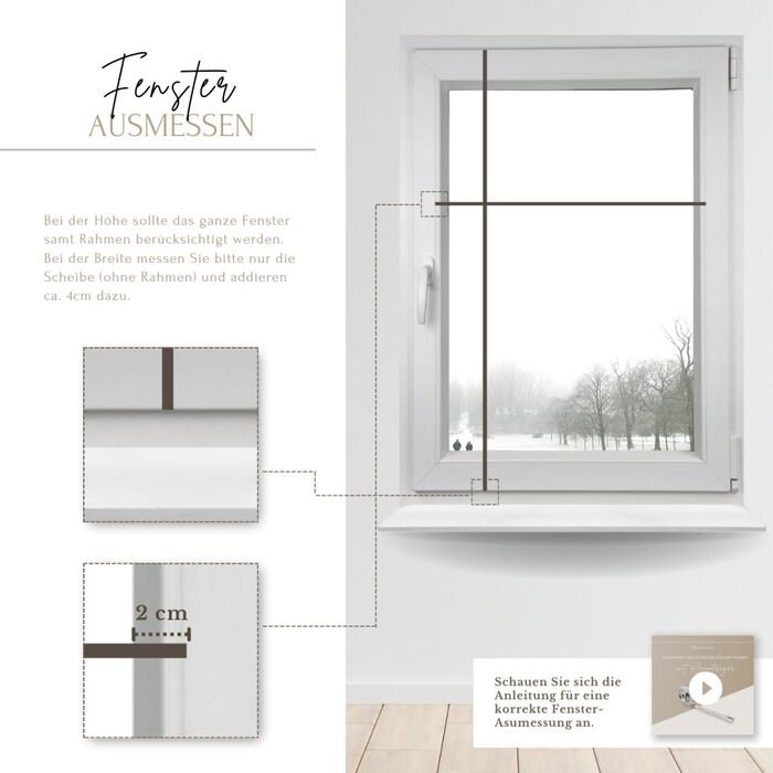 Home-Vision Premium Pleated Blinds, Custom-Made, for Interior Frames, Height, Fabric Color, and Profile Colors, Opaque Blind for Windows & Doors, Sunshade Roller in Various Widths (Clamp-on, Height 50-149 cm)
