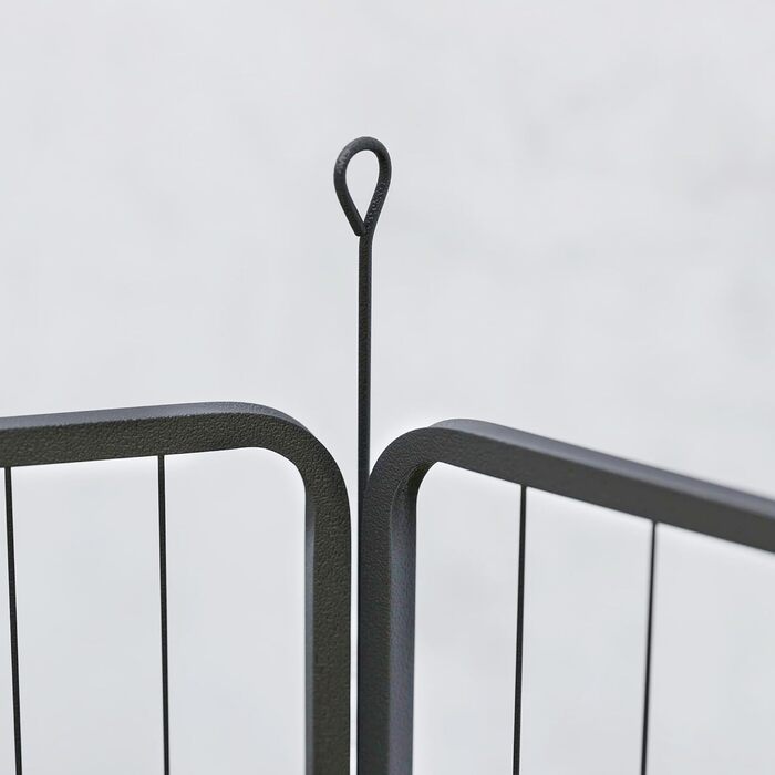 PawHut Вольєр для цуценят 6-гранний, з 6 секцій, дверцятами, захисним тентом, 100 см, для собак та котів, для дому та вулиці