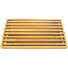 Point-Virgule Bread Cutting Board with Crumb Tray, Cutting Board with Catch Basin, Bread Cutting Board, 42.5x25x3.5cm