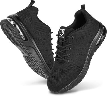 Черевики безпеки OFFCUP для чоловіків, Легкі робочі черевики, Спортивні черевики з металевим носком, Робочі кросівки з дихаючою та протиковзкою підошвою, з повітряною подушкою, зручні 45 EU