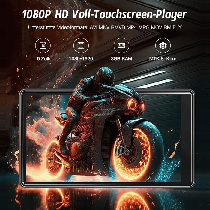 MP3 плеєр 160GB з Bluetooth та WiFi, 5