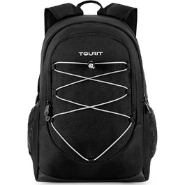 25L Cooler Backpack, Waterproof Cooler Backpack, Ultralight Backpack for Picnic, Camping, Hiking, BBQ (Black)