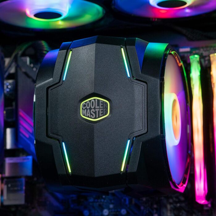 Система охолодження CPU Cooler Master MasterAir MA610P ARGB з двома радіаторами та 6 тепловими трубами