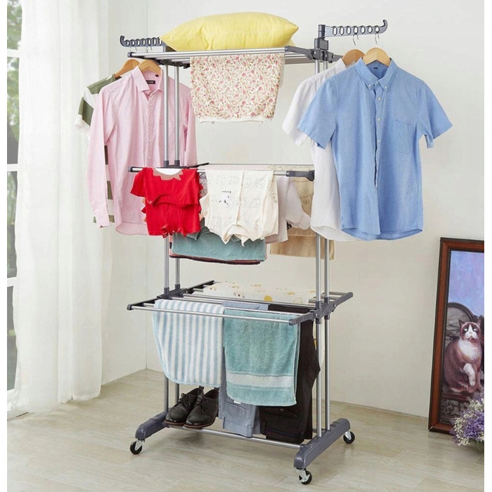 Складана підлогова сушарка для одягу XXL