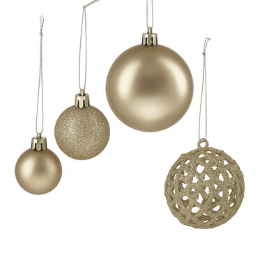 Relaxdays Set of 50 Christmas Baubles