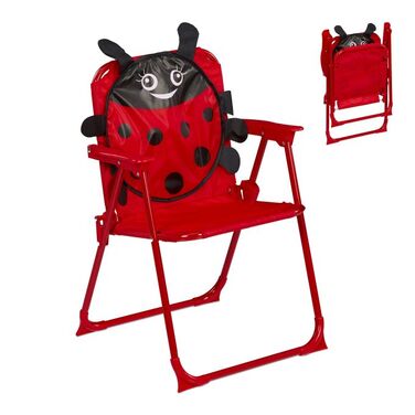 Relaxdays Children's Folding Chair with Design