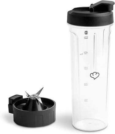 Springlane High-Performance Blender Hanno 2000W - 32,000 RPM, 4 Programs, Self-Cleaning, 2.5L BPA-Free Tritan Container, Stainless Steel & To-Go Bottle Included