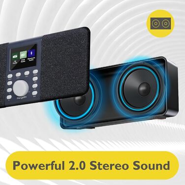 MD5 Портативне DAB радіо з Bluetooth 5.3 та 2.4