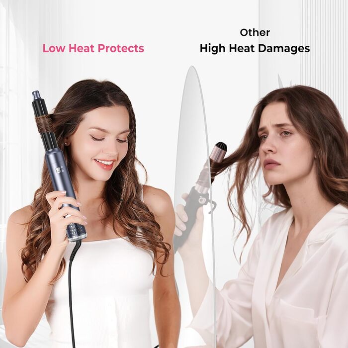 Професійний фен-щітка Pro Hairstyler Airbrush 6 в 1: сушка, укладка, об'єм, локони. 1000W