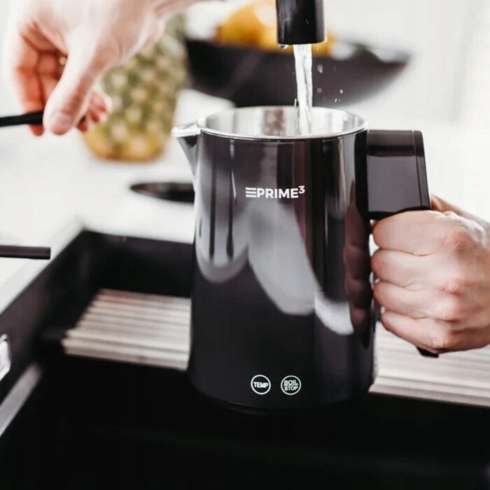Електричний чайник PRIME3 SEK31, 800 Вт, 0,8 л, чорний