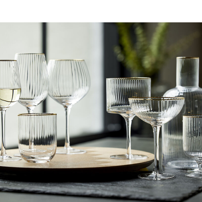 Келихи для білого вина Lyngby Glass Palermo, білі, 300 мл, 4 шт.