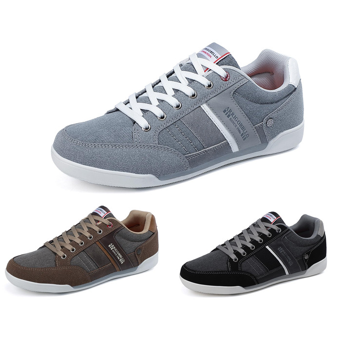 ARRIGO BELLO Кросівки для чоловіків: шкіряні, спортивні, класичні, сірі (41-46)