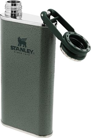 Термос Stanley Classic Wide Mouth 236ml з кришкою Never-Lose - нержавіюча сталь, широка горловина, BPA-Free, Hammertone Green